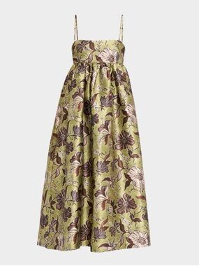 Alemais citron midi dress NWT